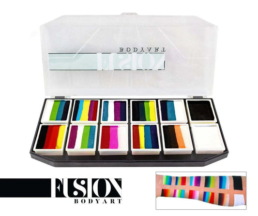Fusion Body Art Schminkpalette – Regenbogenexplosion