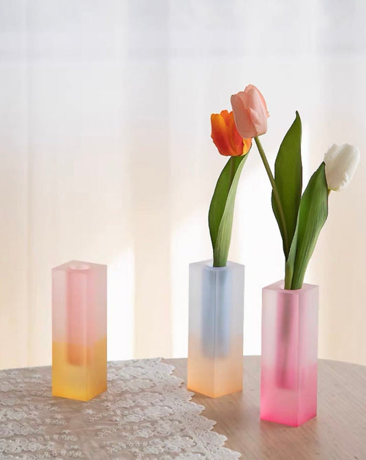 Schillernde Vase - Moderne, skurrile eklektische Dekovase für den Tisch