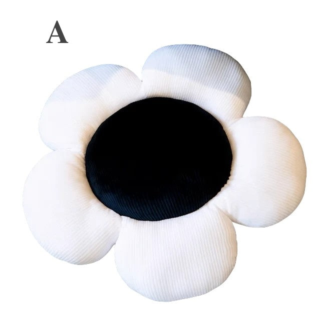Gefülltes Hahnentritt-Blumenkissen (45cm)