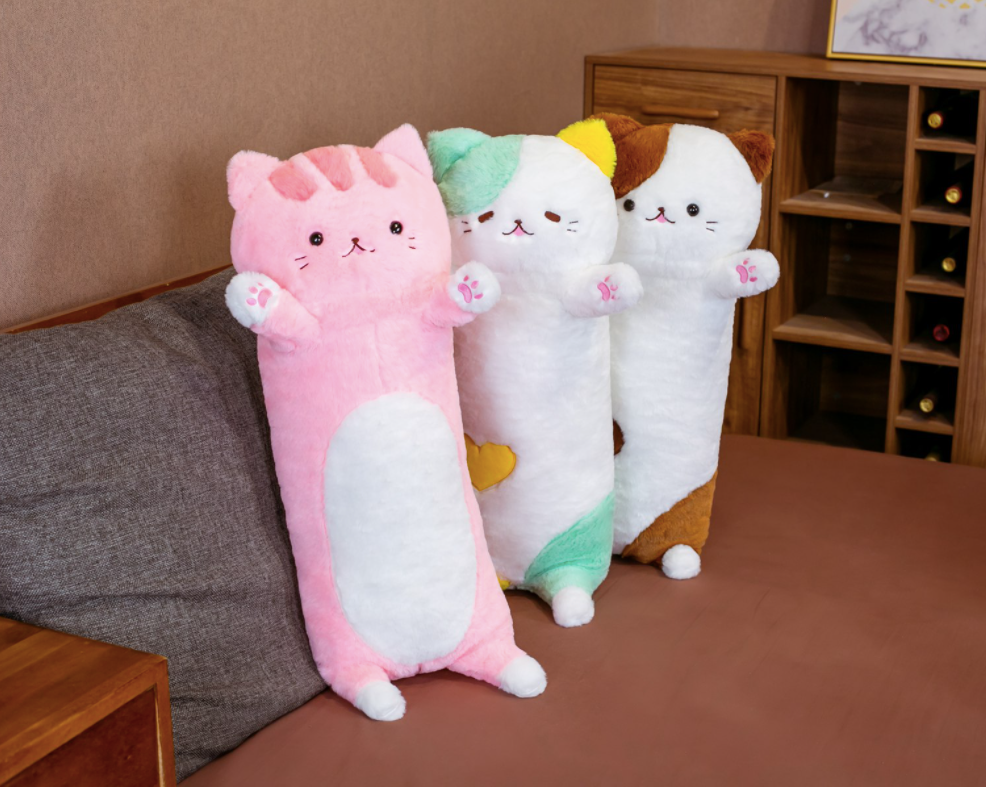 60cm Kawaii Katzenkissen Plüschtier