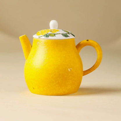 Kaiserliche Blüten handbemalte Porzellan-Teekanne – Heritage Serie