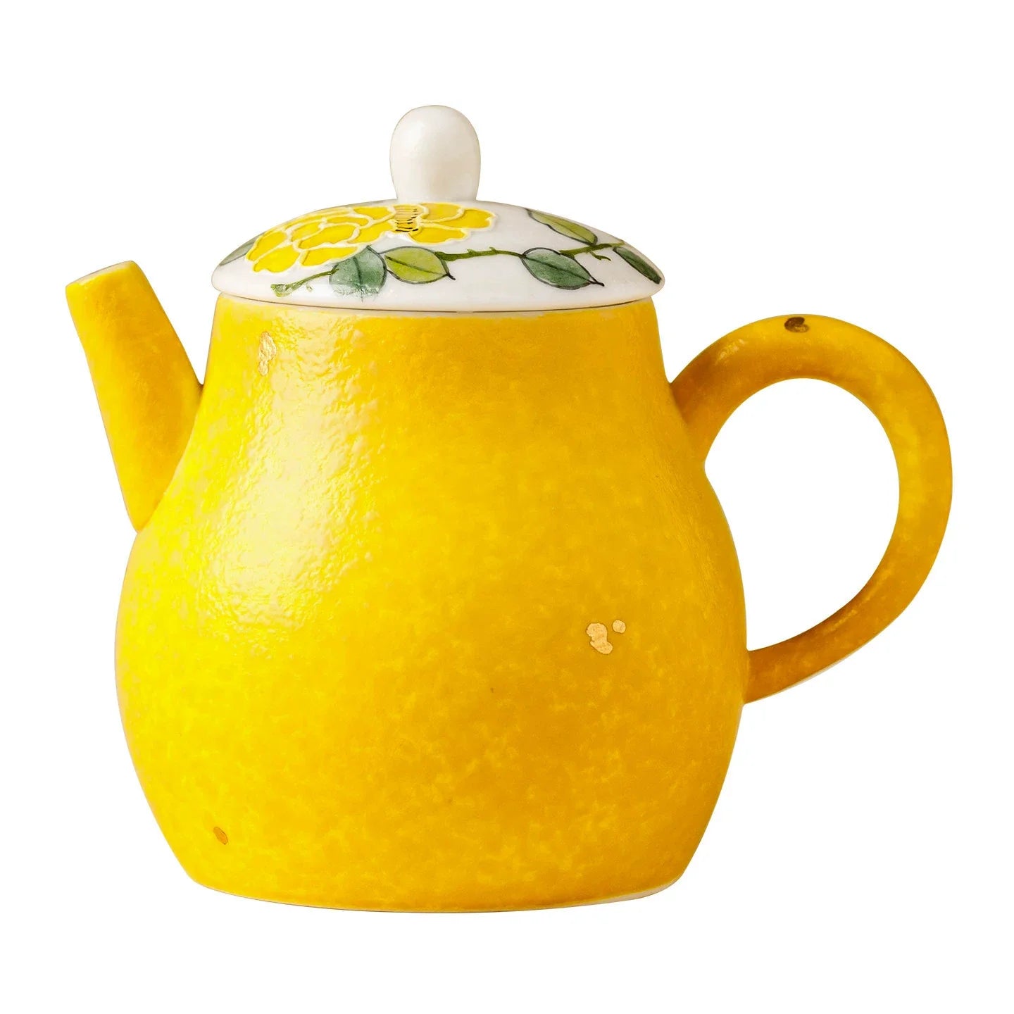 Kaiserliche Blüten handbemalte Porzellan-Teekanne – Heritage Serie