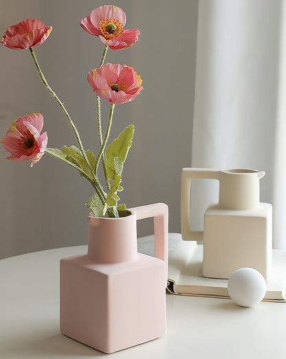Handgemachte Keramik Krug Kanne Vase - Moderne und Einzigartige Dekorative Mittelstück Vase