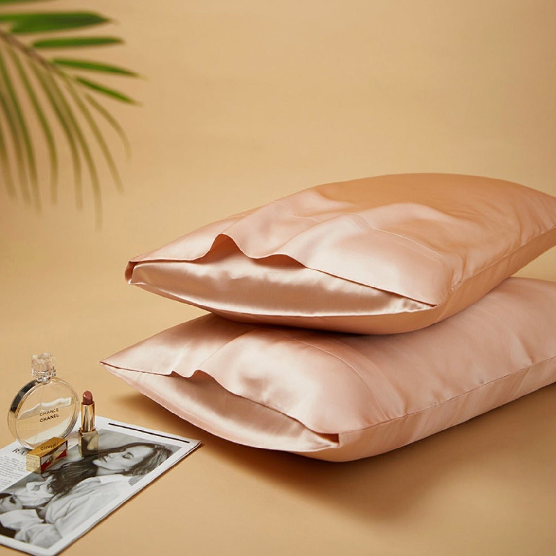 Seidige Geschenkbox: 6A Grad 100% Bio-Maulbeerseiden-Kopfkissenbezug-Set, 2-teilig – 30 Momme, reine Seide auf beiden Seiten